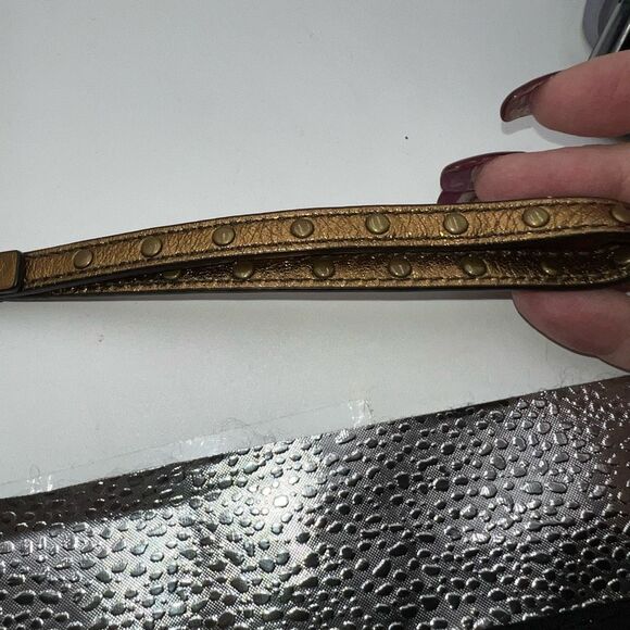 COACH SPECIAL EDITION Fall 2004 Leather Signature Wristlet Bronze Buckle - Picture 8 of 12